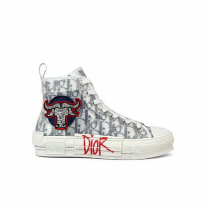Shawn Stussy x Dior B23 High "White Ox Head Embroidery"