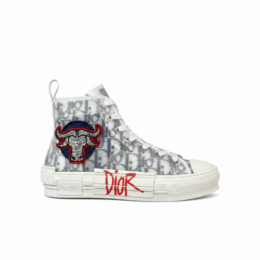 Shawn Stussy x Dior B23 High "White Ox Head Embroidery"