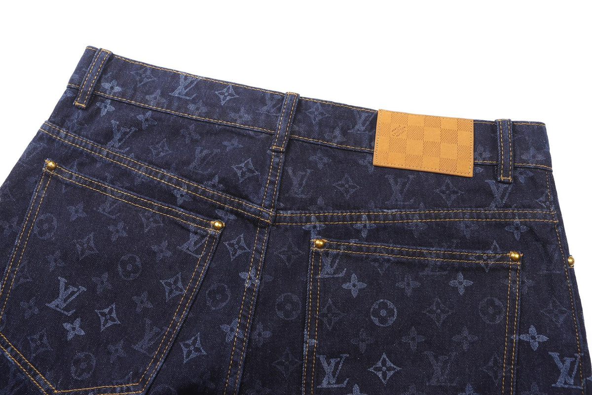 Louis Vuitton Monogram Denim Shorts
