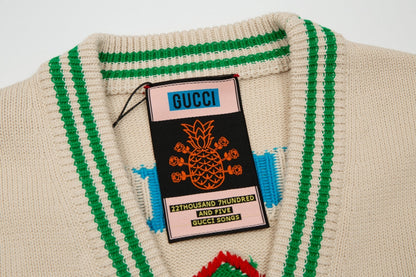 Gucci Pineapple Cardigan "Ivory"