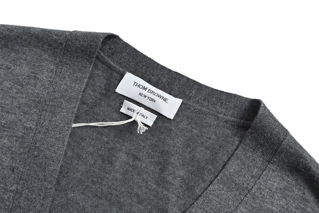 Thom Browne 4-Bar Cardigan "Grey"