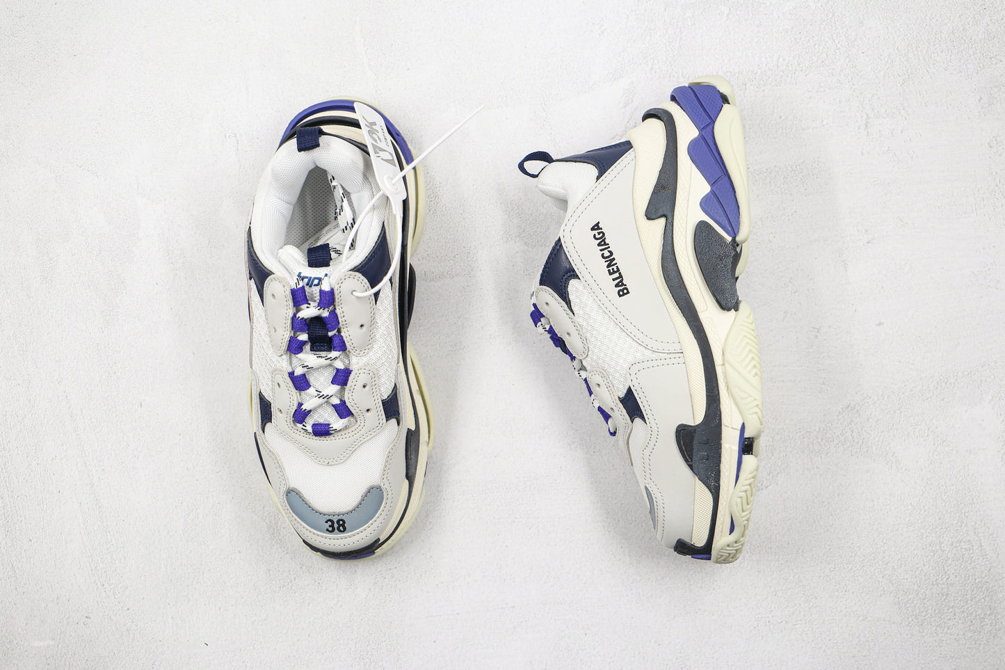 Balenciaga Triple S "White-Purple"