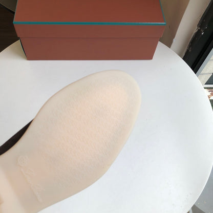 Loro Piana Summer Walk Loafers "Dark Brown"