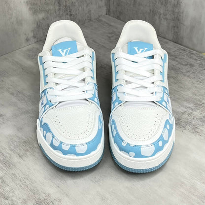 Louis Vuitton x Yayoi Kusama Trainers "Blue-White"