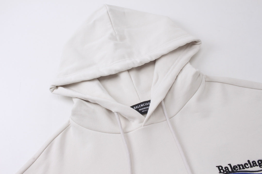 Balenciaga Political Campaign Hoodie "White"