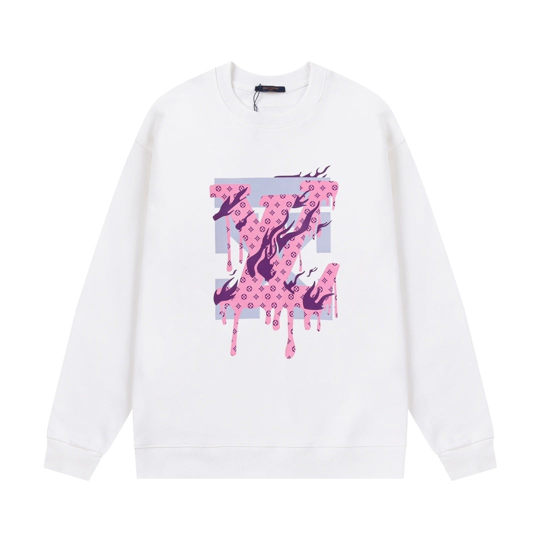 Louis Vuitton Sweatshirt "White-Pink"