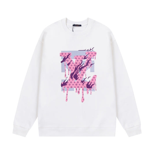 Louis Vuitton Sweatshirt "White-Pink"