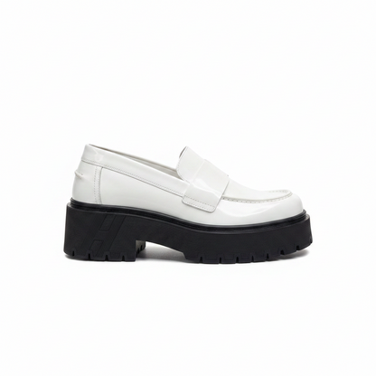 Hermes Leather Loafers "White"