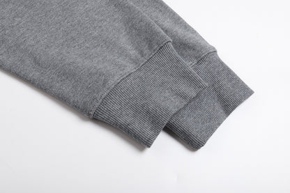 Dior Montaigne Sweatshirt "Gray Cotton Fleece"