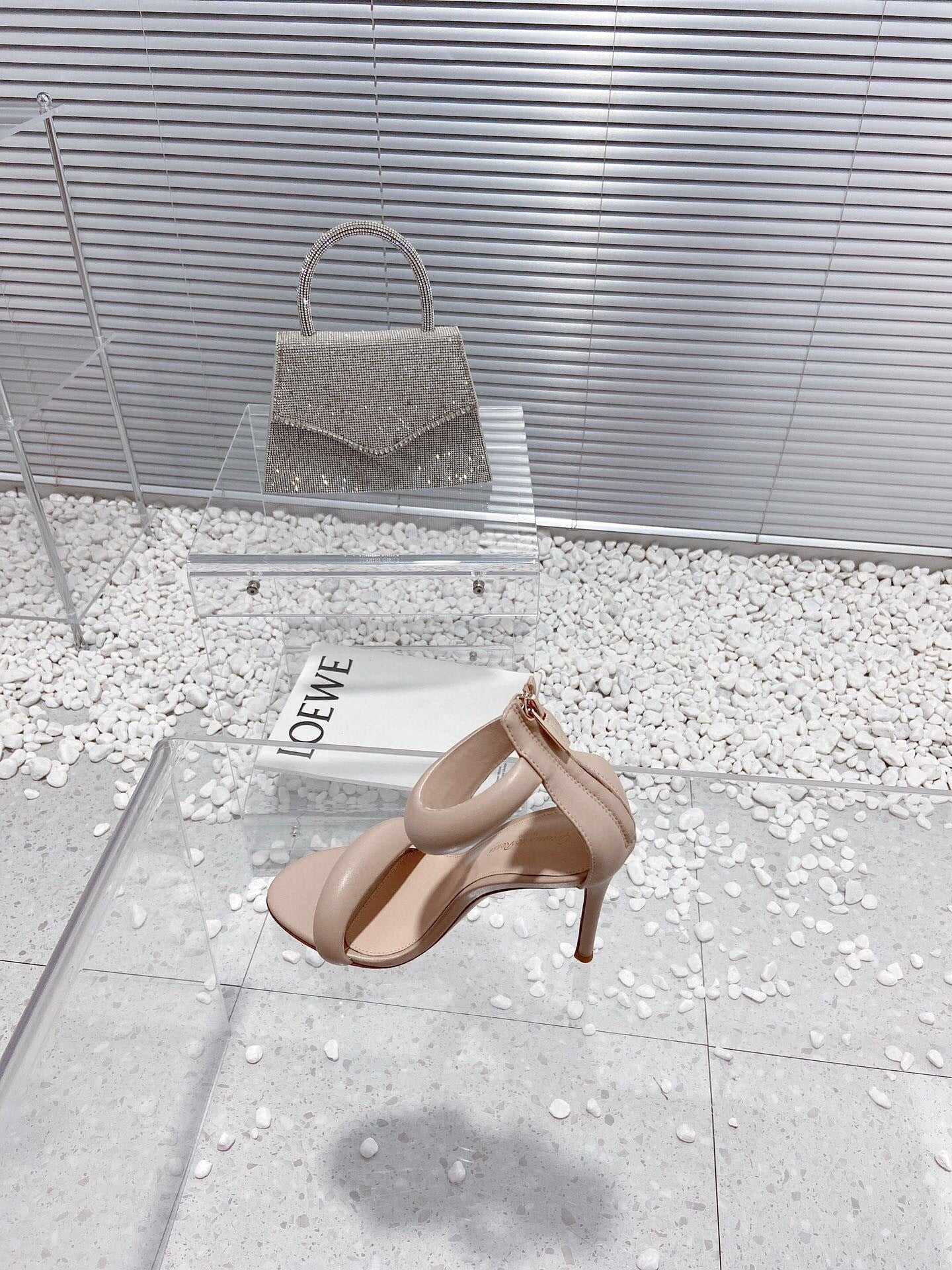 Gianvito Rossi Bijoux High Heels 100mm "Beige"