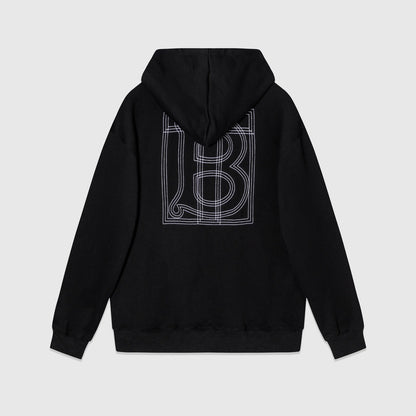 Burberry Monogram Motif Hoodie "Black"