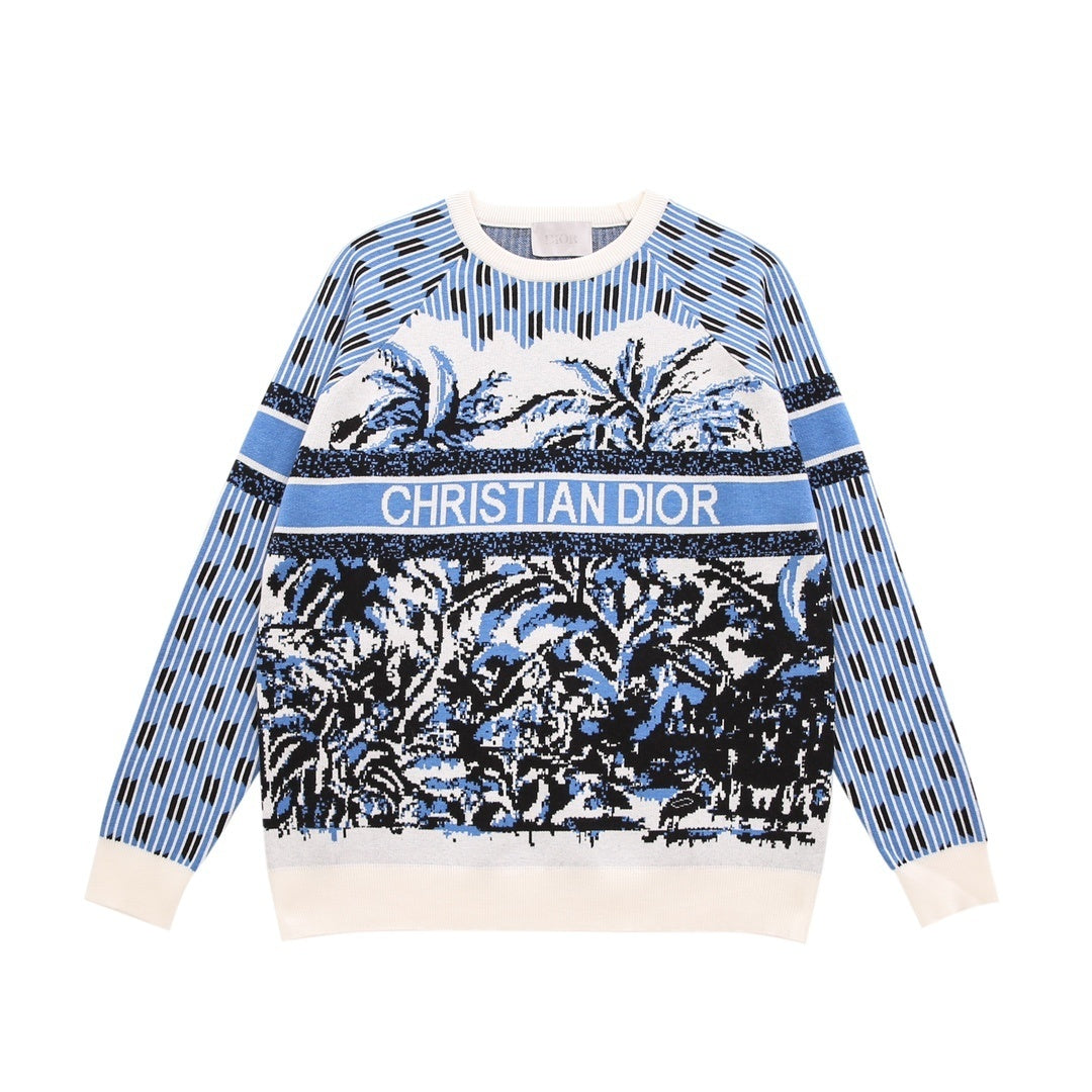 Dior Fantasy Sweater "White-Blue-Black"