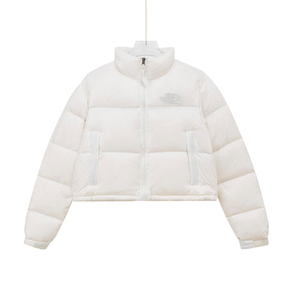 The North Face Nuptse Short Down Jacket "White"