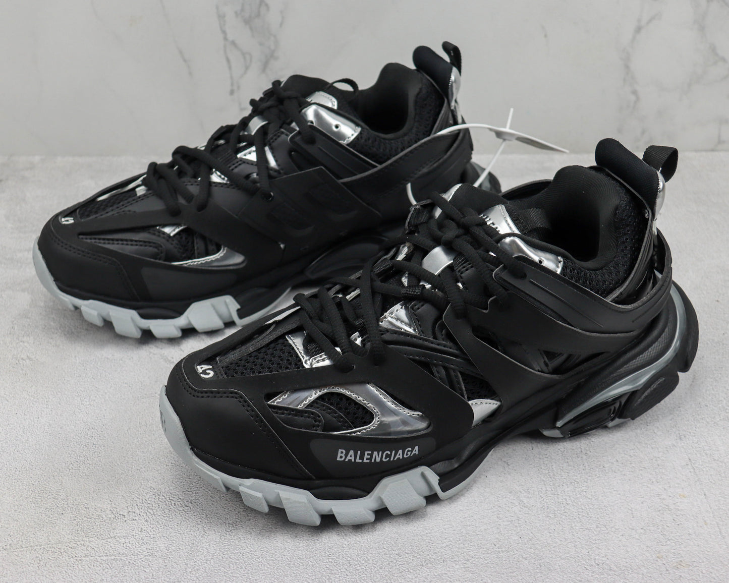 Balenciaga Track "Black-Silver"