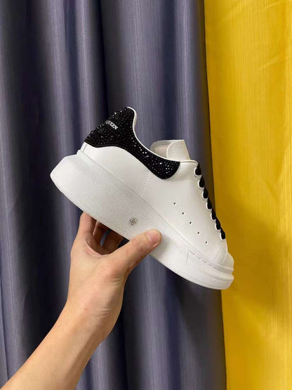 Alexander McQueen Oversized "White Black Crystal"