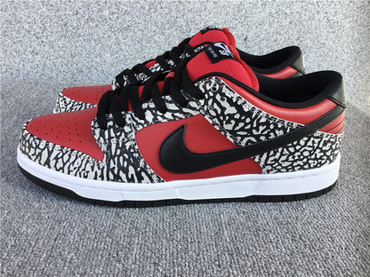 Supreme x Nike SB Dunk Low Premium "Red Cement"