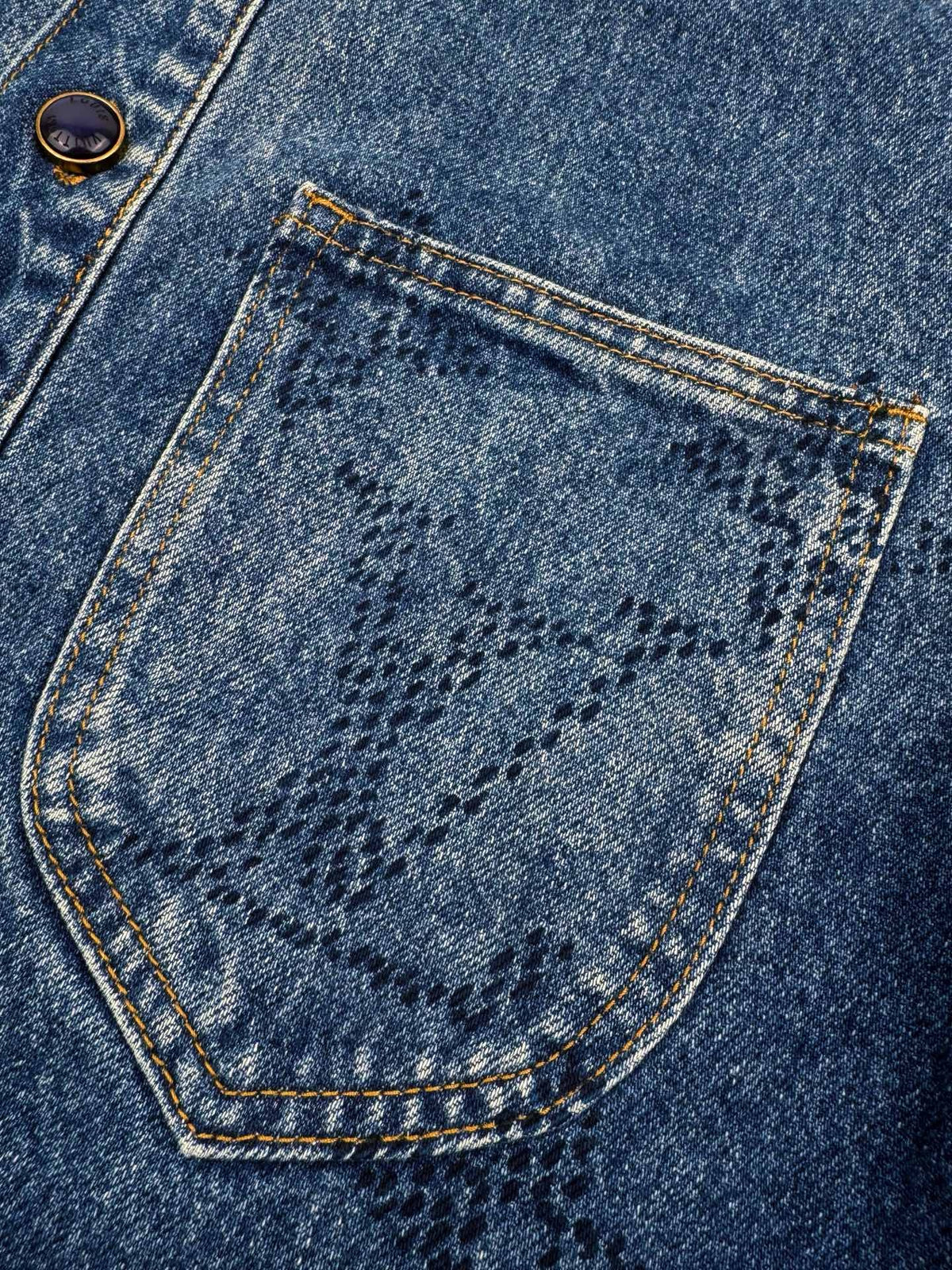 Louis Vuitton Monogram Denim Workwear Overshirt