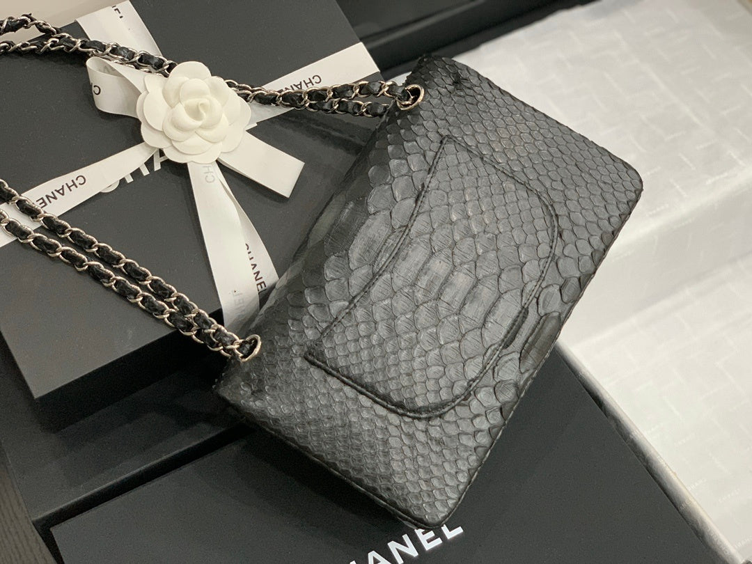 Chanel Python Mini Flap Bag
