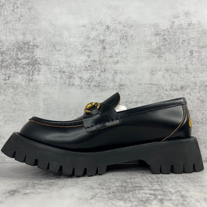 Gucci Lug Horsebit Platform Loafer