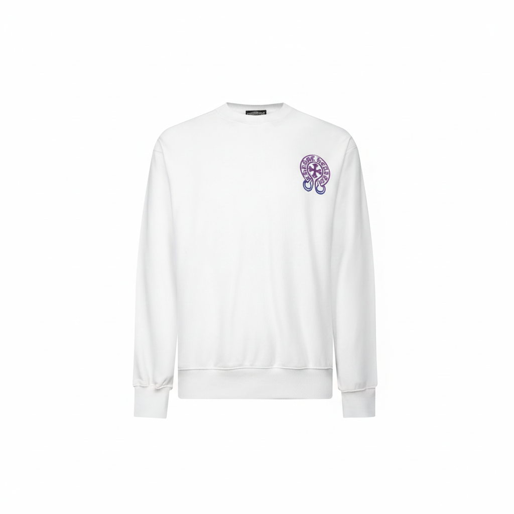 Chrome Hearts Sweatshirt "White-Blue-Purple"