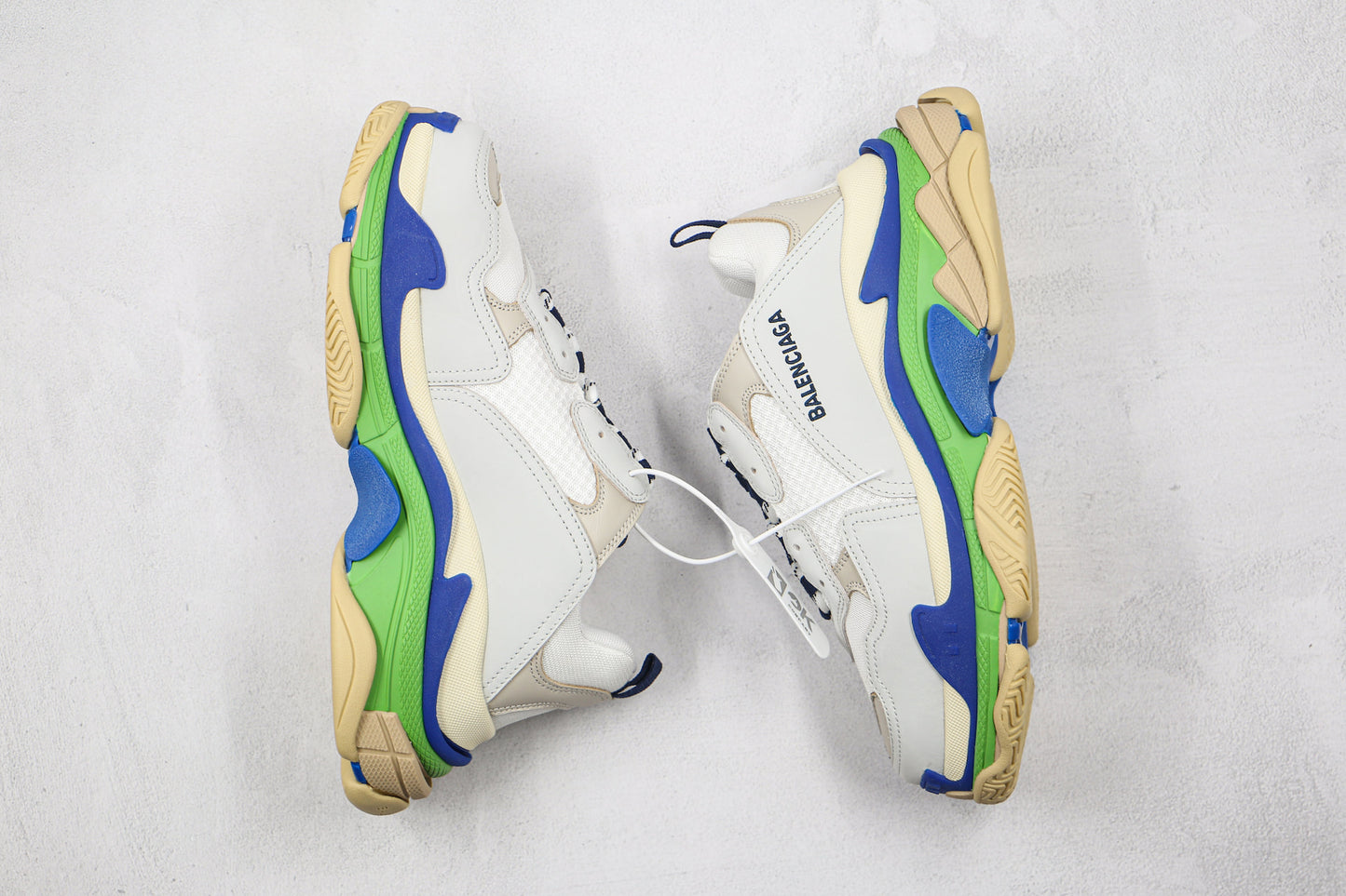 Balenciaga Triple S "Grey-Blue-Green Sole"