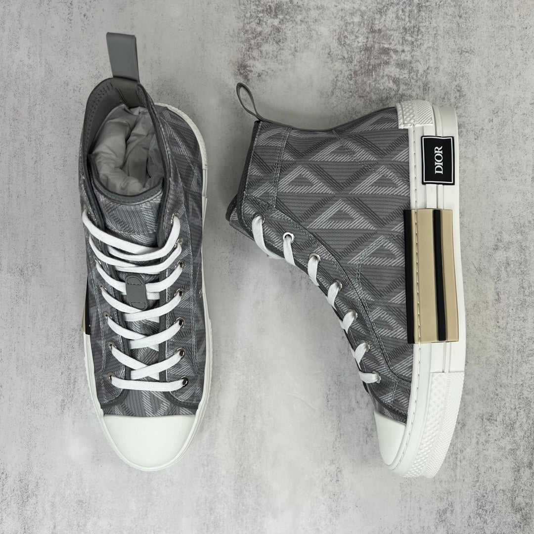 Dior B23 High-Top "Grey CD Diamonds"