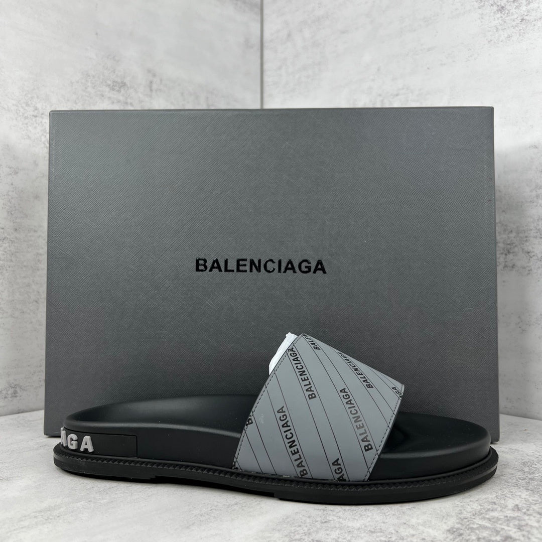 Balenciaga Slides "Black-Grey"