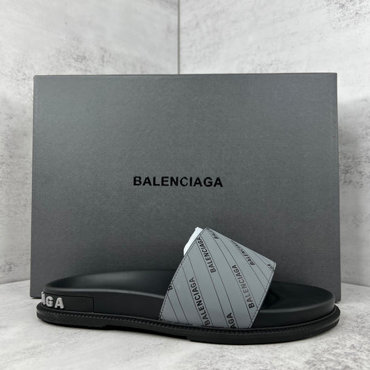 Balenciaga Slides "Black-Grey"