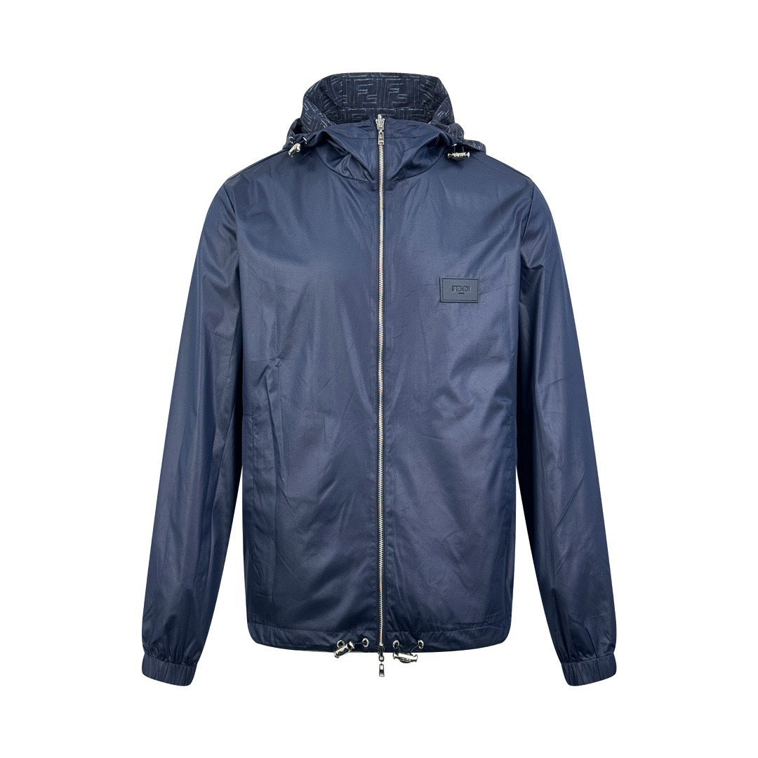 Fendi FF Reversible Winbreaker Jacket "Blue"