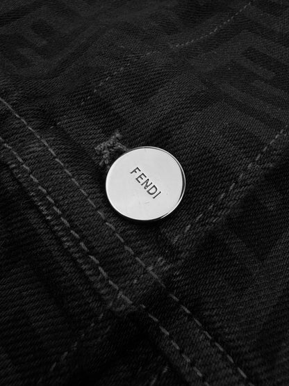Fendi FF Monogram  Denim Jacket