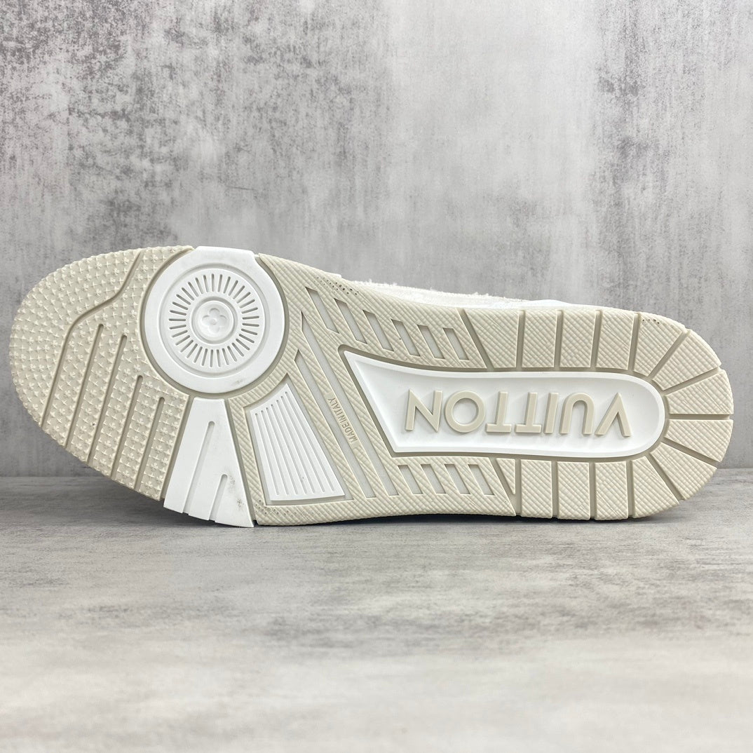 Louis Vuitton Trainers "White Denim"