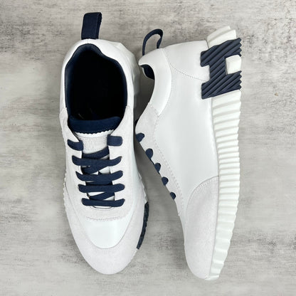 Hermes Bouncing Sneakers "White-Grey-Blue"