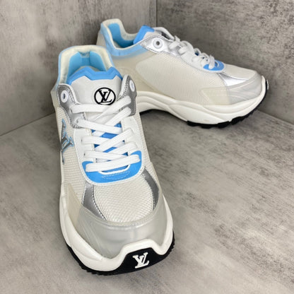 Louis Vuitton Run 55 "White-Silver-Blue"