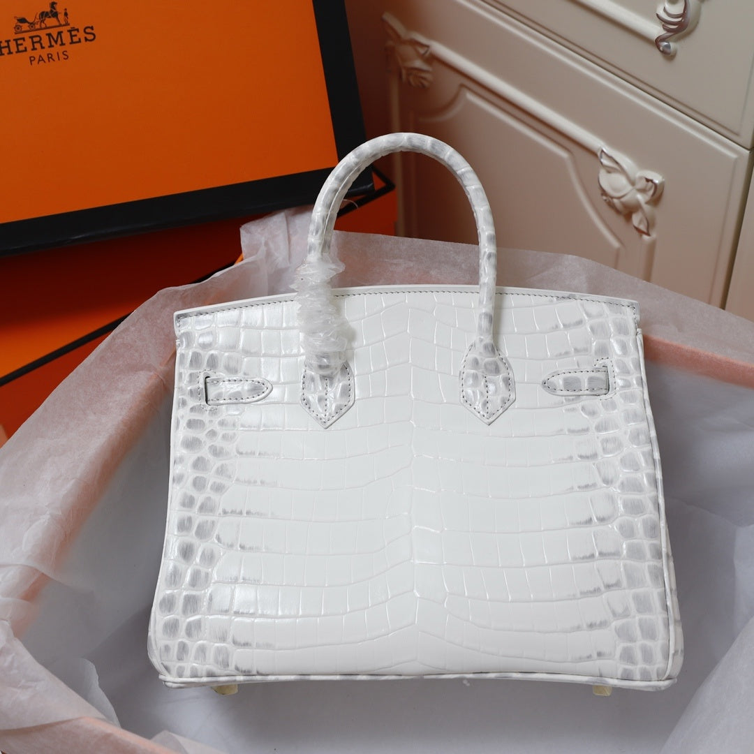Hermès Crocodile Birking 35