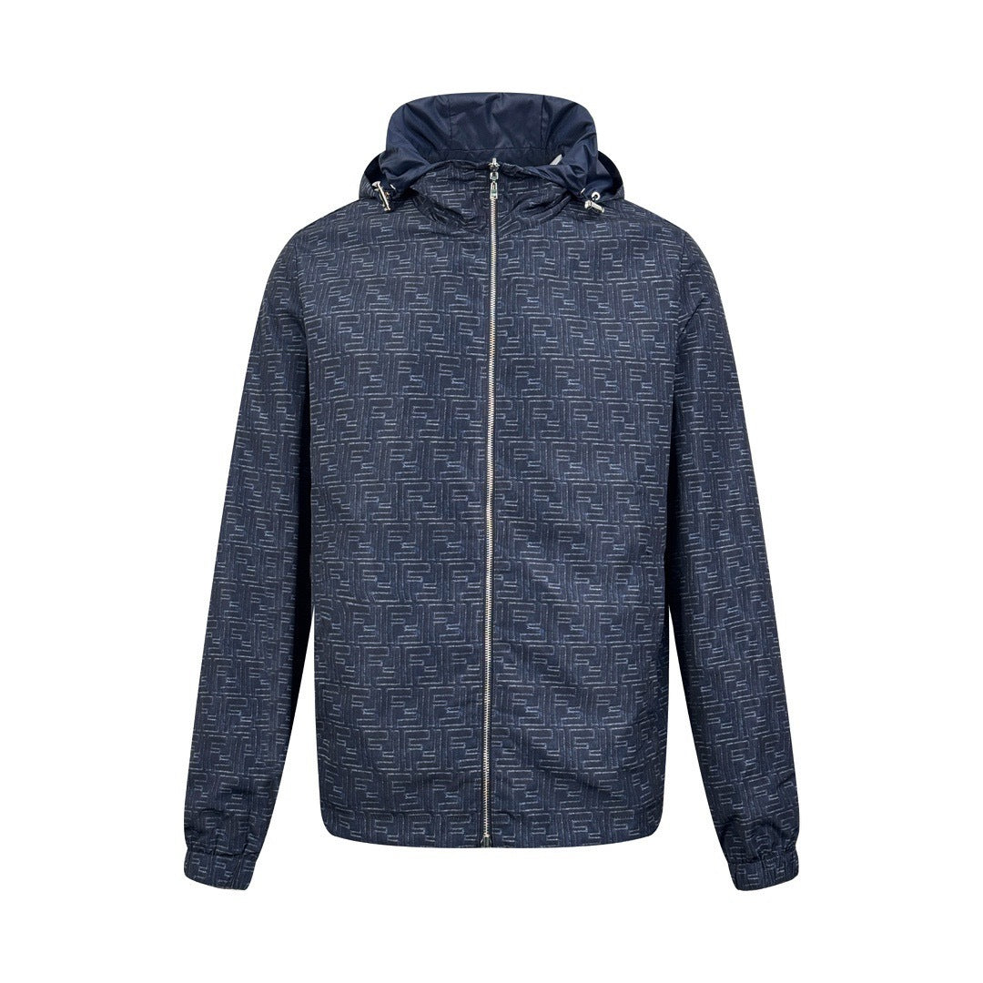 Fendi FF Reversible Winbreaker Jacket "Blue"