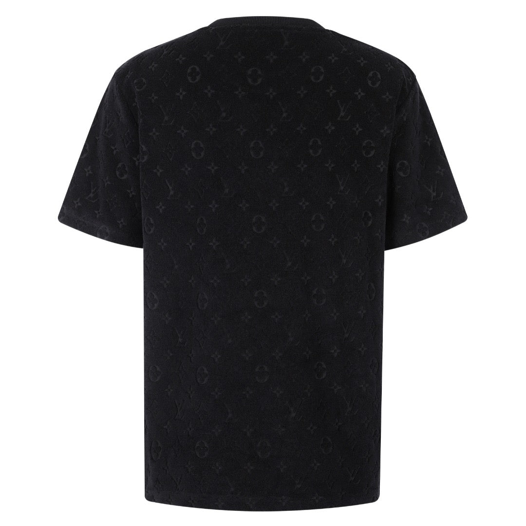 Louis Vuitton Monogram French Terry T-Shirt "Black"