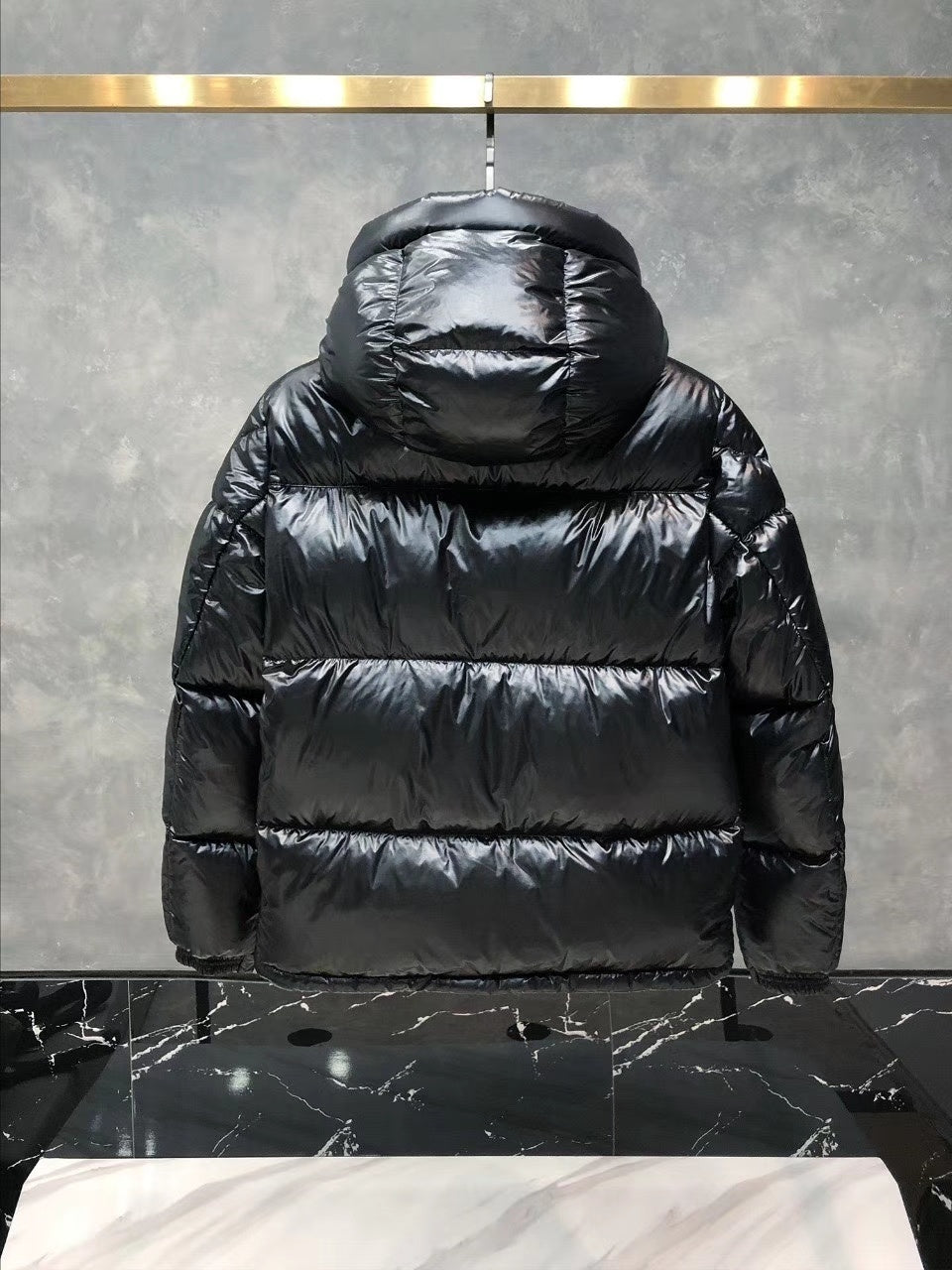 Moncler Montbeliard Hooded Down Jacket "Black"