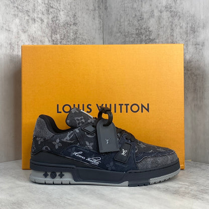 Louis Vuitton Trainers "Black-Blue Denim"