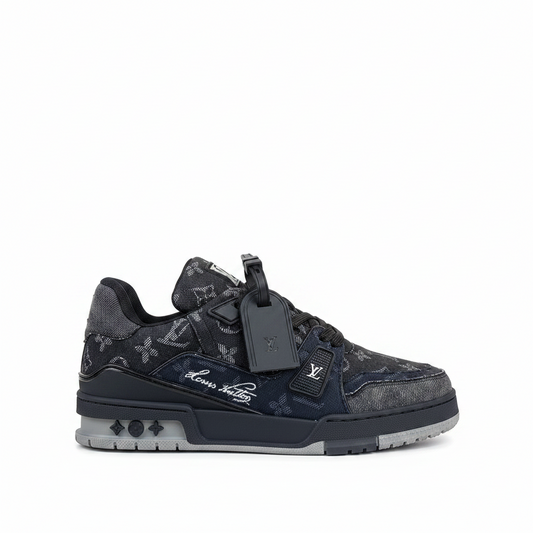 Louis Vuitton LV Trainers "Black-Blue Denim"