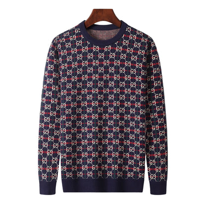 Gucci Sweater "Navy Blue-Green-Red"