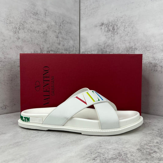 Valentino Garavani Slides "White-Multicolour"