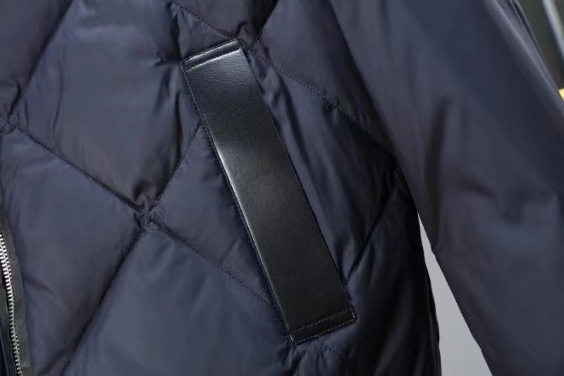 Prada Down Bomber Jacket "Navy Blue"