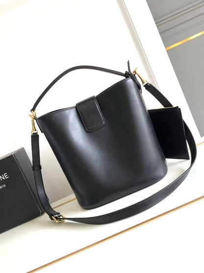 Celine Medium Bucket Louise in Smooth Calfskin