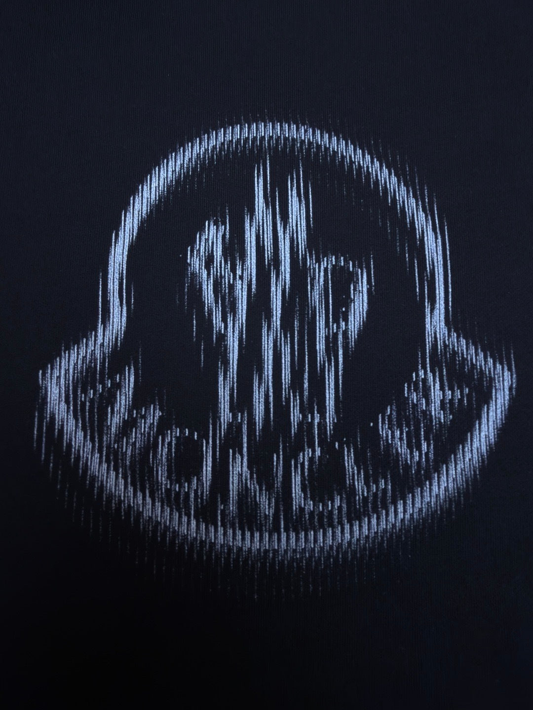 Moncler Blurred Logo Sweatshirt "Black"