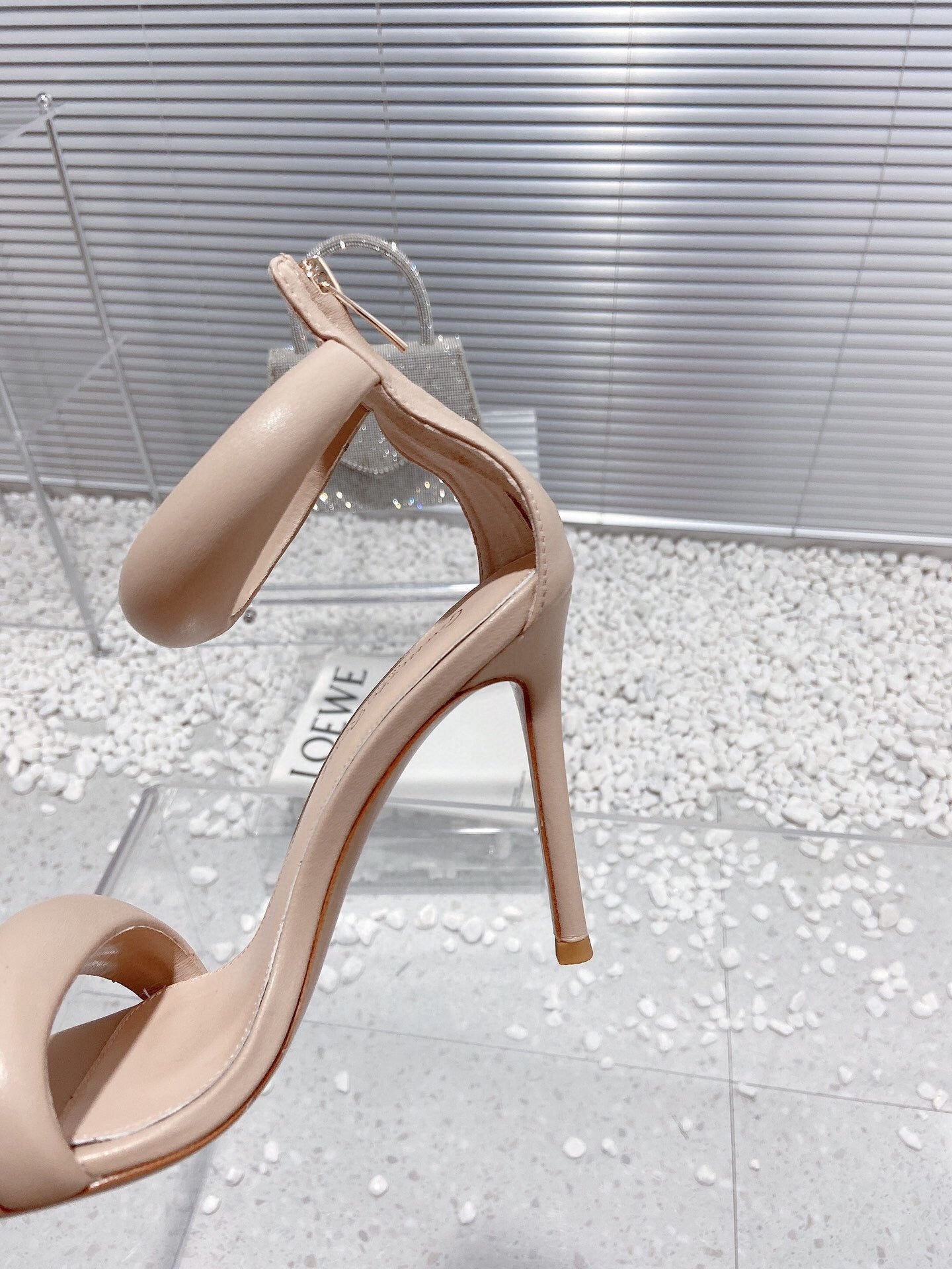 Gianvito Rossi Bijoux High Heels 100mm "Beige"