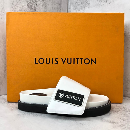 Louis Vuitton Slides "White-Black"