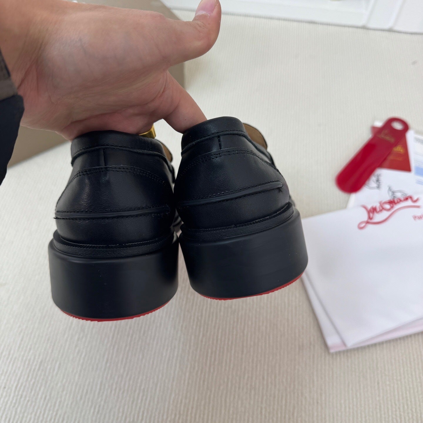 Christian Louboutin Urbino Moc Loafers "Black"