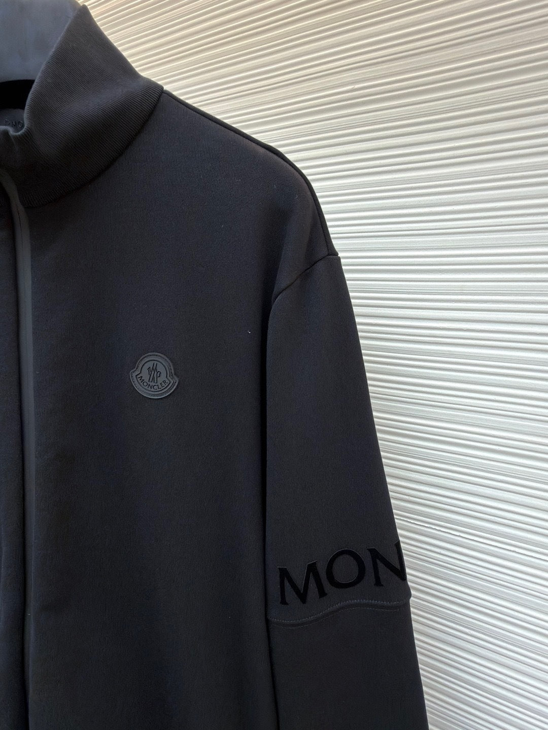 Moncler Zip-Up Sweatshirt "Black"