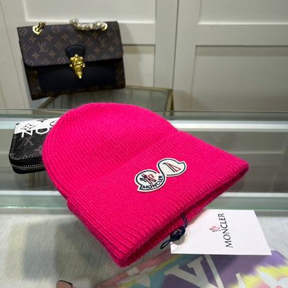 Moncler Wool Beanie "Fuschia Pink"