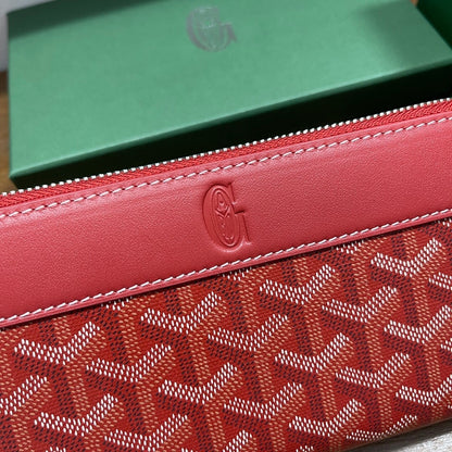 Goyard Matignon GM Wallet "Red"
